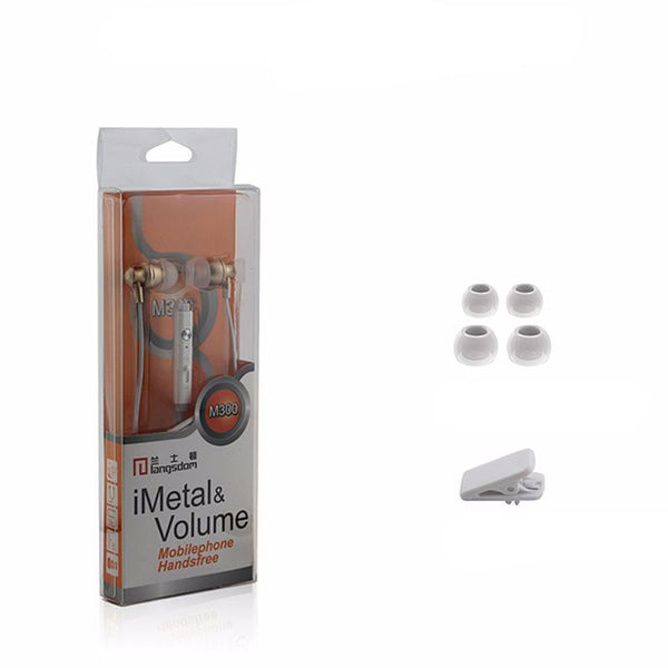Metallic Earbuds with Mic