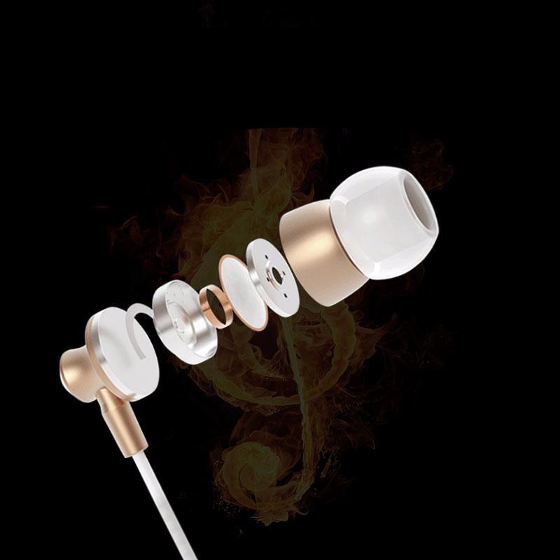 Metallic Earbuds with Mic