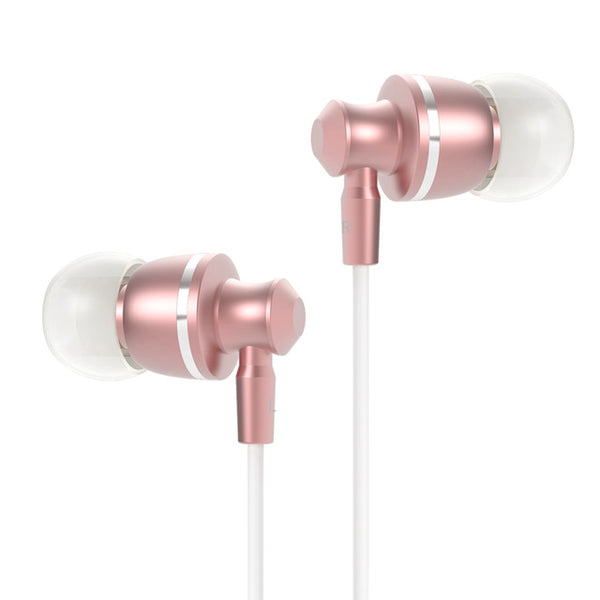 Metallic Earbuds with Mic